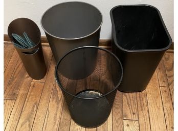 Four Waste Paper Cans