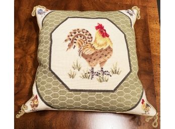 Rooster Decorative Pillow