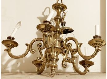 Vintage Brass Chandelier