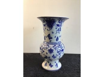 Blue And White Bombay Vase