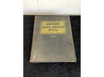 Motor's Auto Repair Manual 1961