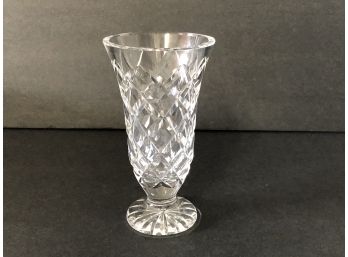 Beautiful Crystal Vase. Possibly Waterford 'Kinsale' Pattern