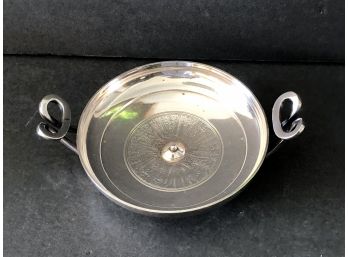 Greek Kylix Bowl Silver Plated Reproduction