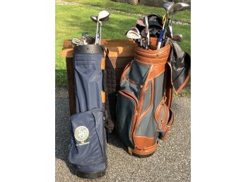 Two Sets Of Golf Clubs & Bags - Big Bertha - Advantage - Orlimar - Bumber - What You See Is What You Get