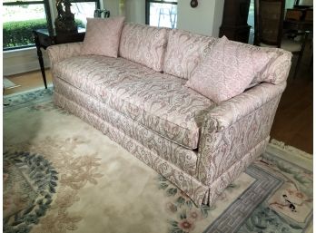 Fabulous HENREDON Sofa - Excellent Condition - 1 Of 2 - Fantastic Damask Upholstery ! - SUPER CLEAN & NICE