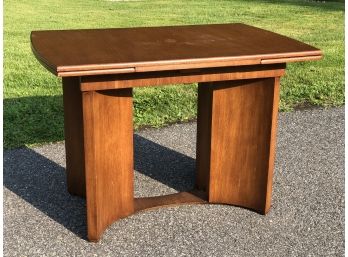 Unusual Vintage Art Deco Style Desk / Table With Pull Out Leaves - Very Nice Piece - CAN BE EITHER ONE !