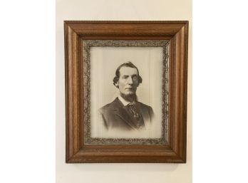 Beautiful Wooden Frame And Male Portrait