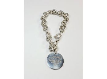 Tiffany Sterling Silver Chain Link Bracelet