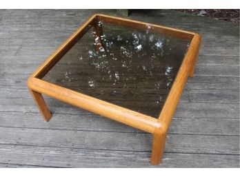 Oak Smoked Glass Coffee Table