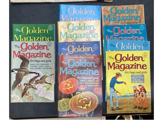 10 Fun 'GOLDEN MAGAZINE' BOOKS For Boys And Girls