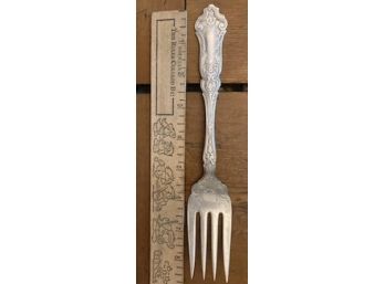 Gorgeous '1835R. WALLACE A1' Silver Plate Meat /Serving Fork