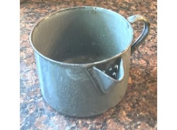 Gray GRANITE WARE Cup/Mug With SPOUT