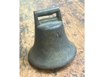 Old Cast Iron Bell For An Animal