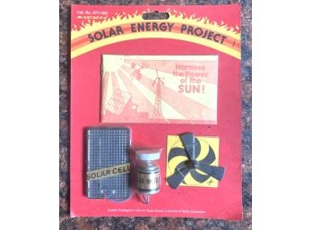 Unopened Vintage 'TANDY' Solar Energy Project
