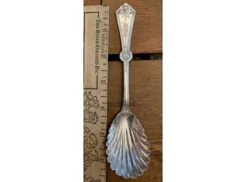 Antique  '1867 ROGERSBROS.A1'  Spoon Witth Scalloped Bowl