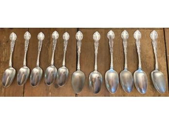 11 Vintage 'ROGERS BRO A1' Spoons, 2 Sizes