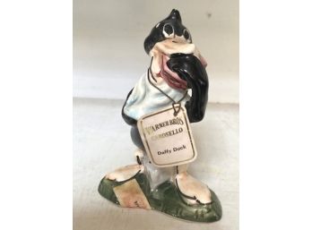 OUTSTANDING Porcelain 'DAFFY DUCK' Nip, Made In Italy, Still Sealed