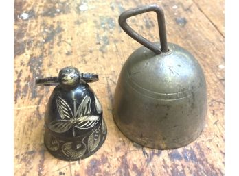 Two Early Bells, One Simple And The Other With Design