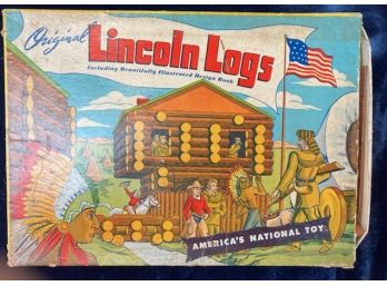 LINCOLN LOGS SET NO. 3LF, Original Box