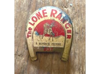 Vintage 'The Lone Ranger' Pin Back