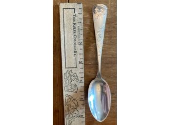 Beeautiful 1893 BRITE CUT STERLING Spoon