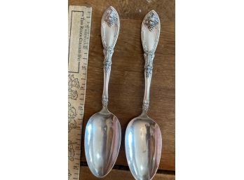 2 1908 1881 'ROGERS A1 Serving Spoons
