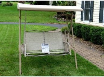 Outdoor Porch Swing By Garden Treasures - Quiet Contemplation, Courtship Or Simple Time With Each Other