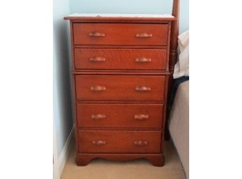 Rock Maple 5 Drawer Chest By French Heald