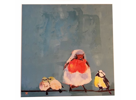 Pier One Bird Art Canvas Print