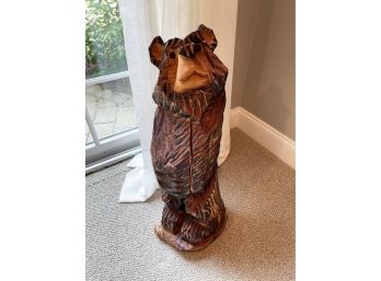 Carved Wooded Bear Decor By Ryry-2