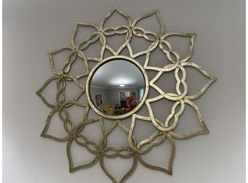 Intertwined Hearts Metal Wall Art Mirror