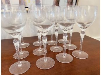 Lenox Set Of 12 White Wine Glasses