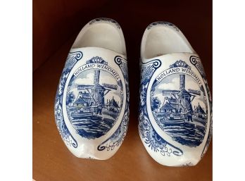 Dutch Decorative Wooden Shoes Made In Holland
