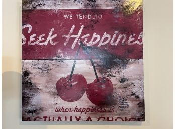 Seek Happiness Wall Art
