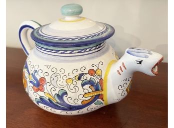 Ceramica Italian Porcelain Tea Pot
