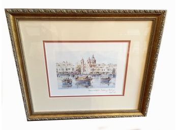 Malta Vintage Print (1 Of 2) Framed
