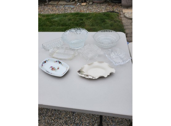 Small Platters  And Candy Dishes