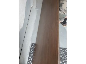 Dark Brown Metal Framed 6 Ft Folding Table