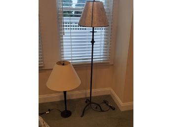 Floor Lamp And Table Lamp