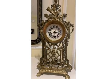 Beautiful Vintage Solid Brass Clock