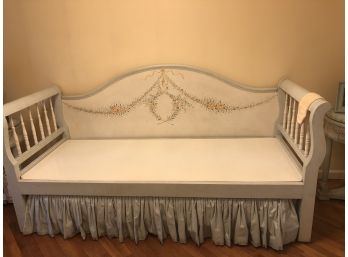 Floral Painted Girls Daybed - Fits 33' Wide Mattress, 33' Hi-riser Bed Below.
