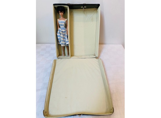 Vintage 1962 Mattel Barbie Ponytail Doll With Original Case