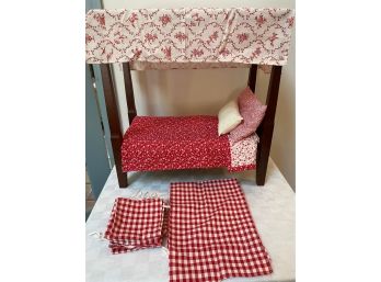 American Girl Bed With Bedding