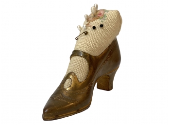 Victorian Style Pin Cushion Shoe By Jenning Bros.