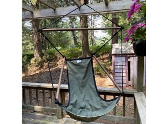 Hanging Air Chair With Footrest