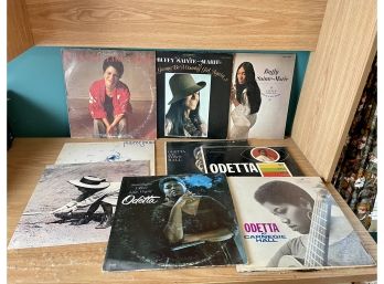 Lot Of Record Albums Mostly Women Artists Odetta