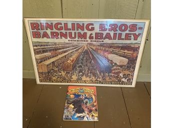 Ringling Bros. Barnum & Bailey Circus Poster And Magazine