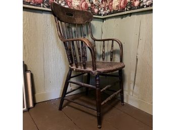 Antique Wooden Armchair