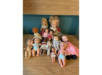 Lot Of 13 Vintage Dolls Including Mattel, Horstman, Eegee