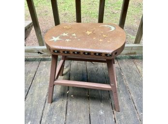 Moon And Stars Country Stool